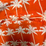 THML  orange/white palm tree shorts with black/white polkadot trim Photo 4