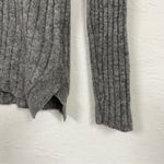 Theory  Grey Cashmere Ribbed Turtleneck Sweater Womens XS Gray Fall Preppy Photo 2