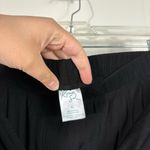 Kona Sol Black Crepe Lightweight Tie Front Pull On Wide Leg Pants XL Beach Pool Photo 2