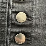 Elan black high rise stretch buttons detailing jeans, size M Y2K biker grunge Photo 5