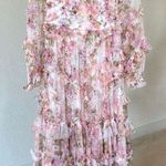 Needle & Thread NWT  stunning meadow floral ruffle ballerina dress Photo 1