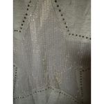 Monroe And Main Blue And White Layered Top With Sequin Star Design Size XL Photo 2