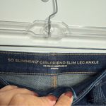  So Slimming Girlfriend Slim Leg Ankle Blue Size‎ 4 Petite Chico's 0P Photo 4