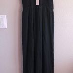 Anthropologie NWT first Monday black distressed hem jumpsuit Photo 3