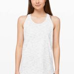 Lululemon Essential Tank in Tiger Space Dye Hail White women’s size 10 Photo 4