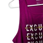 Reebok  Sporty Athletic Pink High Neck Workout Tank 
Size L Photo 2