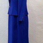 Alexander By Daymor Beaded Illusion Neckline Sheath Evening Gown With Jacket Photo 4