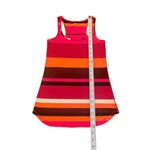 Women's Lululemon Pink/Burgundy/Orange Striped Color Block Tank Top, Size 4 Pink Photo 3