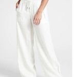Athleta Cabo Linen Wide Leg Pants White Plus Size 24 Photo 0