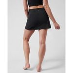 Athleta  Salutation Stash 14 1/2 Skort Black Workout Skirt w/ Shorts SZ Small Photo 1