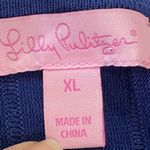 Lilly Pulitzer Brandi High Tide Navy Blue Fit Flare Knit Dress Size XL Photo 6