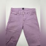 Gap  Lavender Hill Light Purple Skinny Ankle Denim Legging Size 25 Photo 3