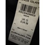 River Island  Womans Black Embroidered Jean Jacket Size 12 Photo 9