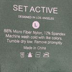 Set Active  Green Seamless Leggings Women’s Large Photo 1