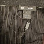 St. John 💕💕 Pleated Foil Skirt Elasticized Waist ~ Black & Gold XL NWOT Photo 8