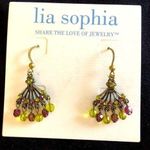 Lia Sophia dangling earrings -new in original box and on card Photo 0