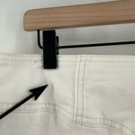 Free People WE THE FREE x  Curvy Jeans Size 35 NWT White Denim Plus Curvy Raw Hem Photo 8