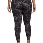 Terra & Sky  Womens Black Tie Dye High Rise Ankle Leggings Size 1X 16W-18W New Photo 5