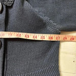 Boden St Malo Blue Knit Cardigan Tunic Sweater 100% Cotton Women’s Size 4 Boho Photo 2