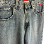Esprit Vintage 100% Cotton Medium Wash Straight Leg High Rise Denim Jeans Size 9 Photo 2