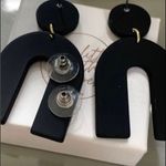 Ghost acrylic earrings, Stud Earrings, Halloween Earrings Black Photo 3