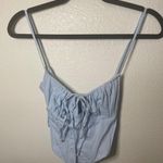 Boutique Tiger Cherry Baby Blue Corset Top Photo 2