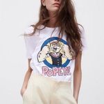 ZARA  x Popeye Tee Size Small Photo 0