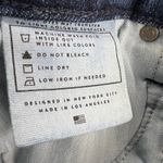 AYR  The Riser Skinny High Rise Ankle Jeans Raw Hem Neon Jupiter Wash Size 27 Photo 6