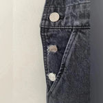 frame denim Classic Jean Overalls in Blackwater Black Wash Sz S NWT READ DESC Photo 2