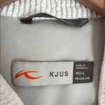 KJUS Women's Retention Golf Jacket Insulated Full Zip White Size 40 or Large Blue Photo 3