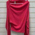 Free People  We the Free Coral Boatneck Top size XS Photo 4