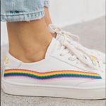 Soludos  rainbow wave sneakers‎ size 5 leather upper Photo 12