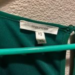 Maurice's Maurice’s ruffled off the shoulder shift dress green‎ size XS Photo 4