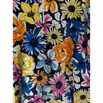 IBKUL Gia Quarter Zip Women Med Blue White Sunflower Activewear UPF 50 Outdoor Photo 2