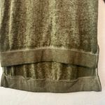 Abound ⭐️ green vintage looking high low long sleeve vneck sweater size XS Photo 6