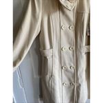 H&M Divided Ivory Wool Blend Women’s Peacoat Size 12 NWT Photo 2