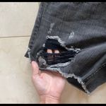 All Saints Gray Distressed Boy Fit Jean Shorts Sz 26 Photo 1