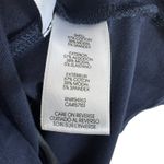 Calvin Klein Navy Blue Rhinestone Logo Buckle Short Sleeve Cotton Blend Tee Sz L Photo 4