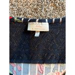 Bobbie & Brooks Women's Navy Blue/white red‎ roses short sleeve dress size large Photo 2