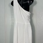 Alexia Admor Alexa Admor Alessi White One Shoulder Dress Size 8 NWT Photo 10