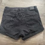 Aeropostale  Black Ripped Jean Shorts Photo 1