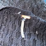 Free People NWOT  High Tide Cable Tank Top Knit Gray Shiny Photo 5