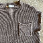 Free People BEACH Freya Ribbed Knit Sweater Top in Cashmere Lilac Photo 2