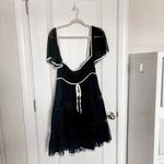 Anthropologie NEW  Maeve Flutter-Sleeve Bow Babydoll Mini Dress Photo 3