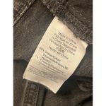 Madewell  Jean Skirt Size 27 Stretch Black Charcoal Denim Raw Edge Boho Festival Photo 2