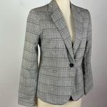 ZARA Houndstooth Plaid Blazer Photo 1