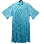 Vanity Fair Vintage 70s  Robe House Coat Lounger‎ Cover Up Floral Print Medium Photo 0