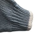 VTG BACKROAD BLUES Hand Knitted Chunky Knit Button Front Cardigan Size 22W Blue Photo 3