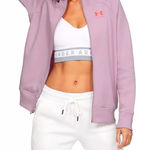Under Armour  Rival Fleece Sportstyle Hoodie light pink-purple Size‎ M Photo 0