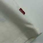 Levi's Tee Shirt Top Graphic Floral Vines Lightweight Crewneck Red Cream Ivory Photo 4